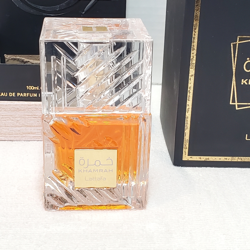 Khamrah By Lattafa 3.4 oz / 100 ml Eau De Parfum Natural Spray for Unisex New